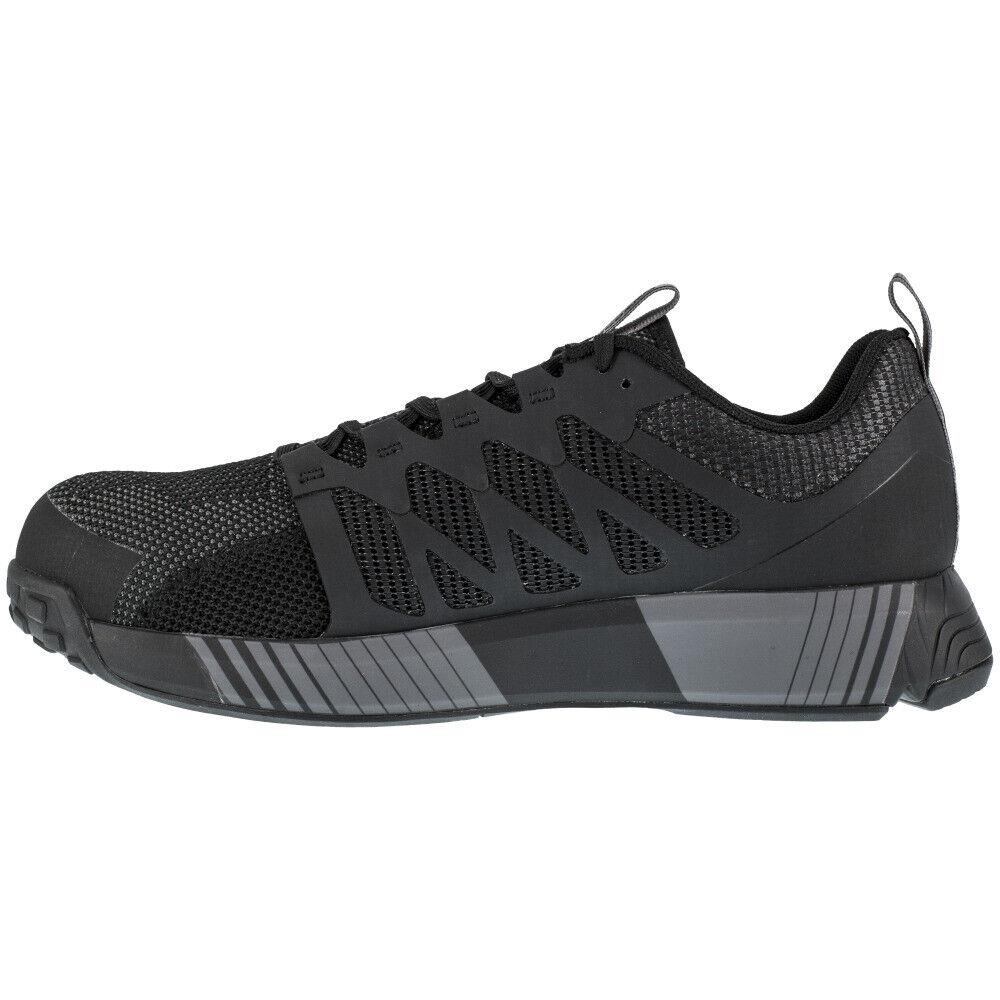 Reebok Fusion Flexweave™ Work Fusion Flexweave Work Women`s Athletic Shoe Black/grey Boots RB431 - Black and Grey