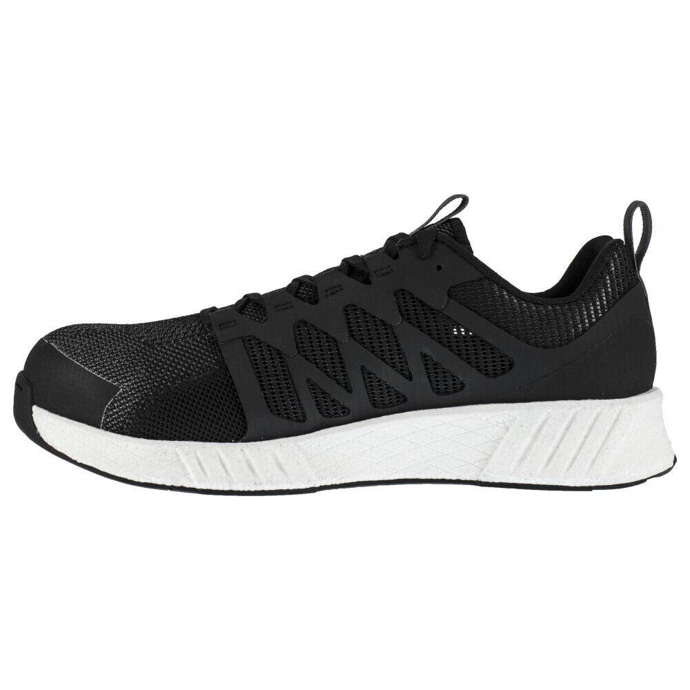 Reebok Fusion Flexweave™ Work Fusion Flexweave Work Women`s Athletic Shoe Black/white Boots RB413 -new - Black and White