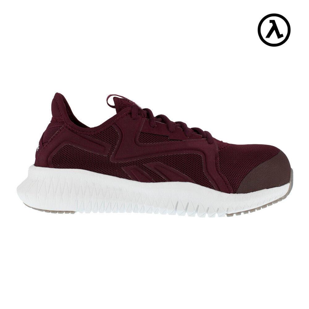 Reebok Flexagon 3.0 Work Women`s Athletic Shoe Burgundy Boots RB429 - All Sizes - Burgundy