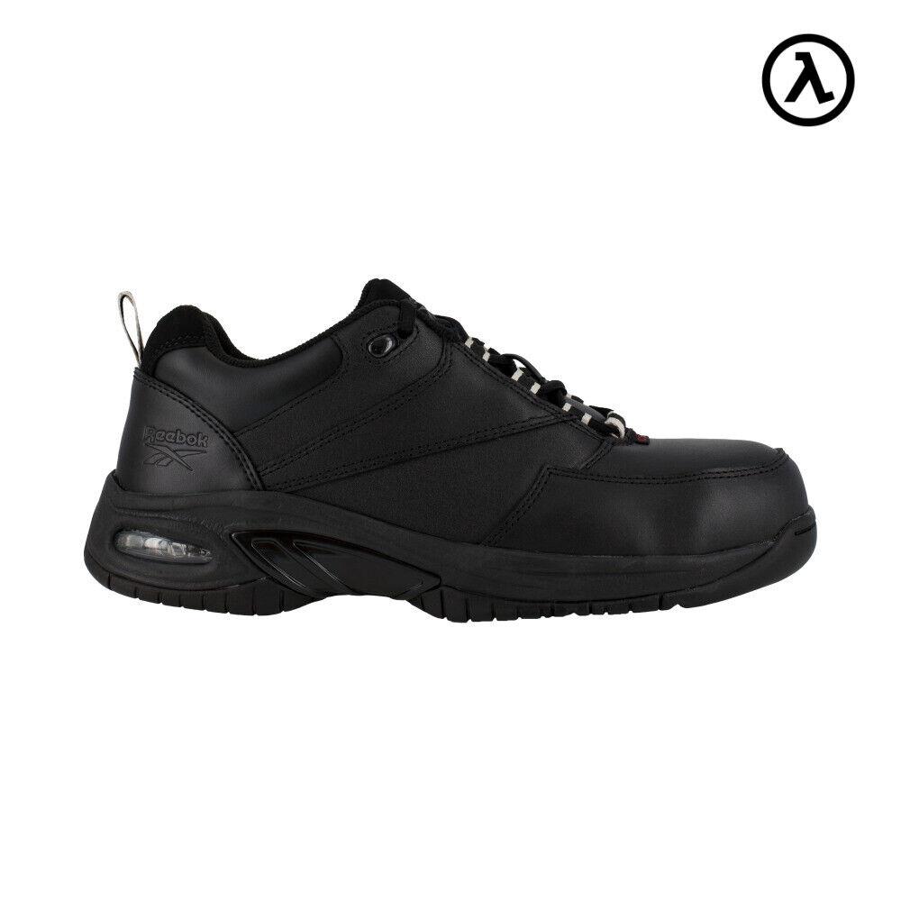 Reebok Tyak Women`s Athletic Work Shoe Black Boots RB417 - All Sizes