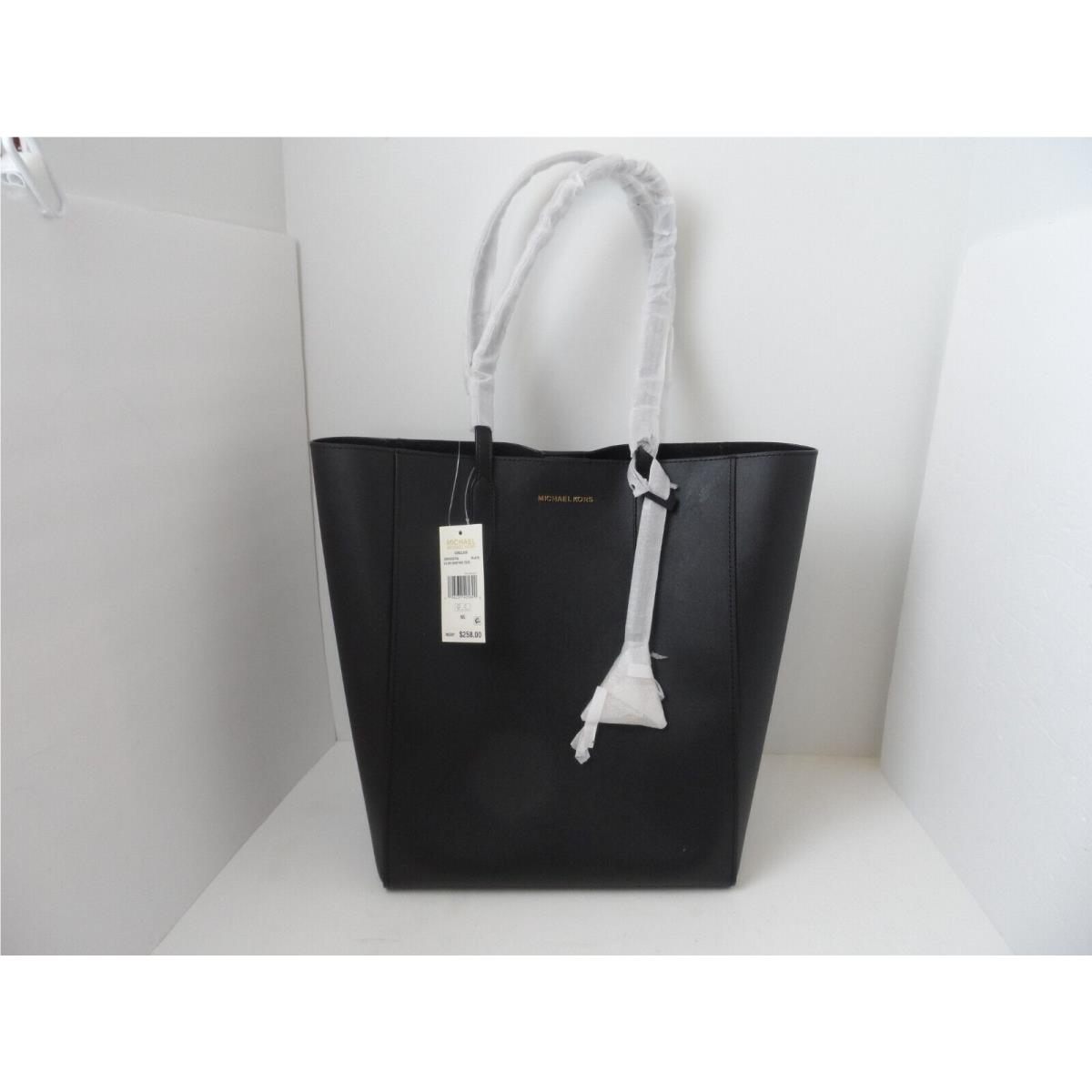 Michael Kors Black Sinclair Faux-leather Shopper Lg. Tote Shopper Bag