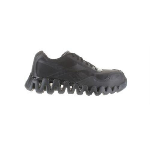 Reebok Womens Zig Pulse Black Safety Shoes Size 7.5 - Black