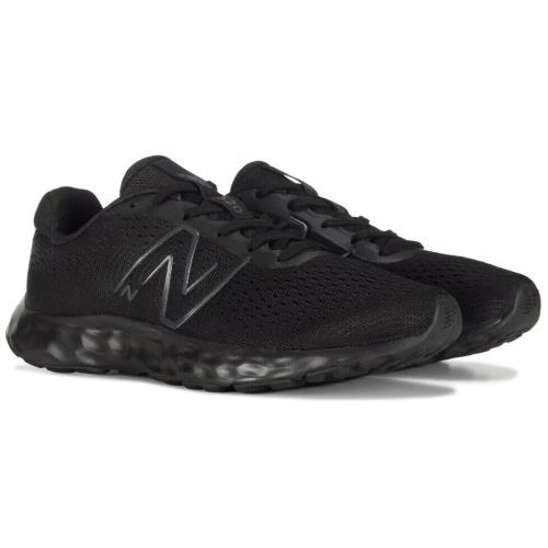 New Womens New Balance V8 520 Black Black Mesh Running Shoes Autenthic
