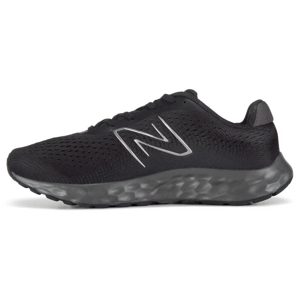 New Mens New Balance 520 V8 Black Black Mesh Running Shoes Authentich