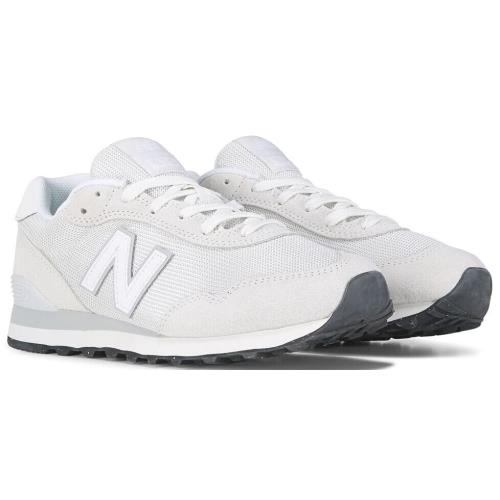 New Womens New Balance 515 Retro Sneaker White Suede Leather Shoes