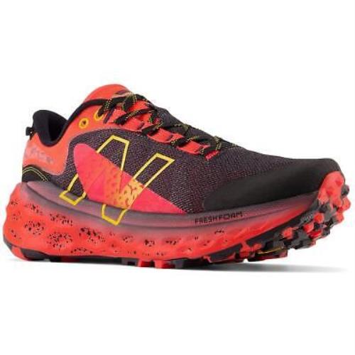 New Balance Mens Fresh Foam X More Trail v2 Running Training Shoes Bhfo 4375 - Black/Red