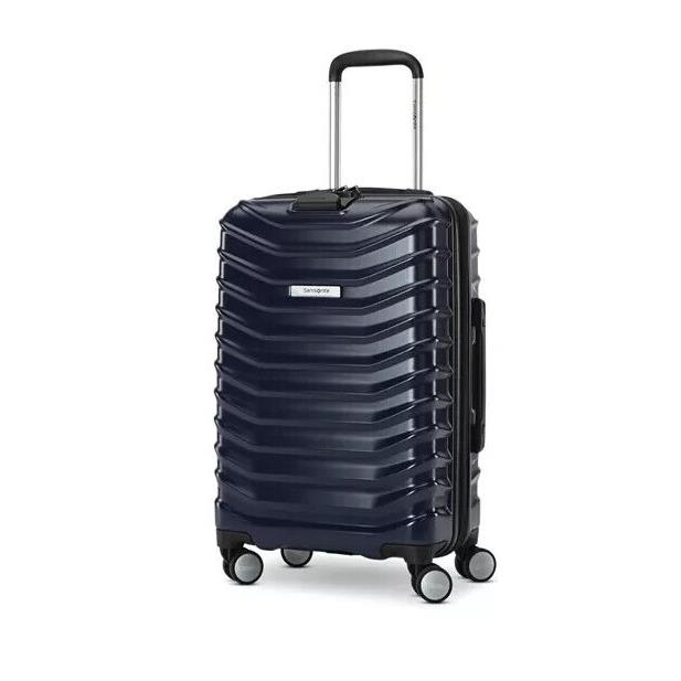 Samsonite T1164 Navy Spin Tech 5 20 Carry-on Spinner Suitcase