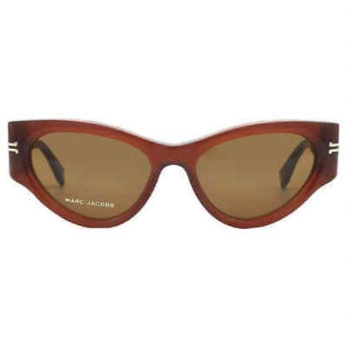 Marc Jacobs Brown Cat Eye Ladies Sunglasses MJ 1045/S 009Q/70 53 MJ 1045/S