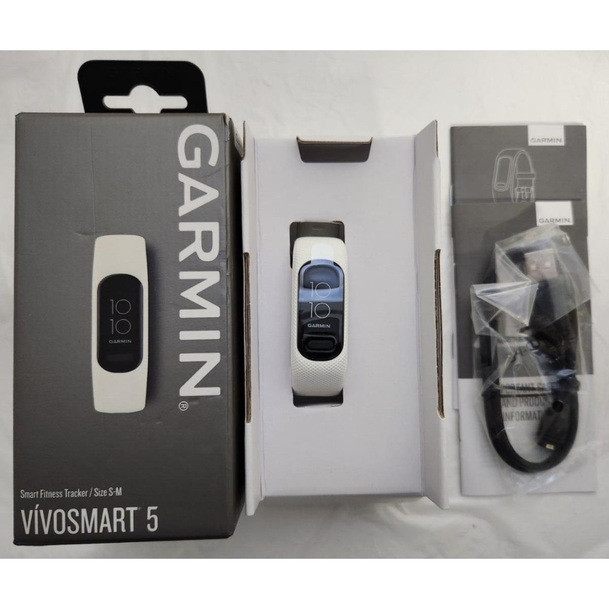 Garmin Vivosmart 5 Smart Fitness Tracker Size S-m 010-02645-01 White - FS