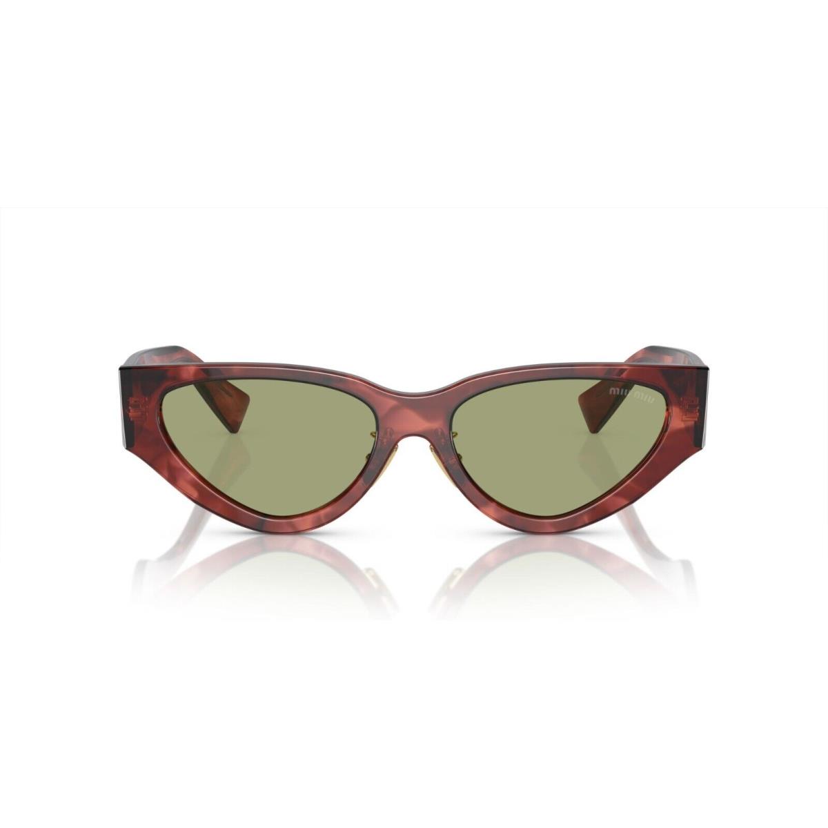 Miu Miu Smu 03ZS Havana/green 12Q-60D Sunglasses