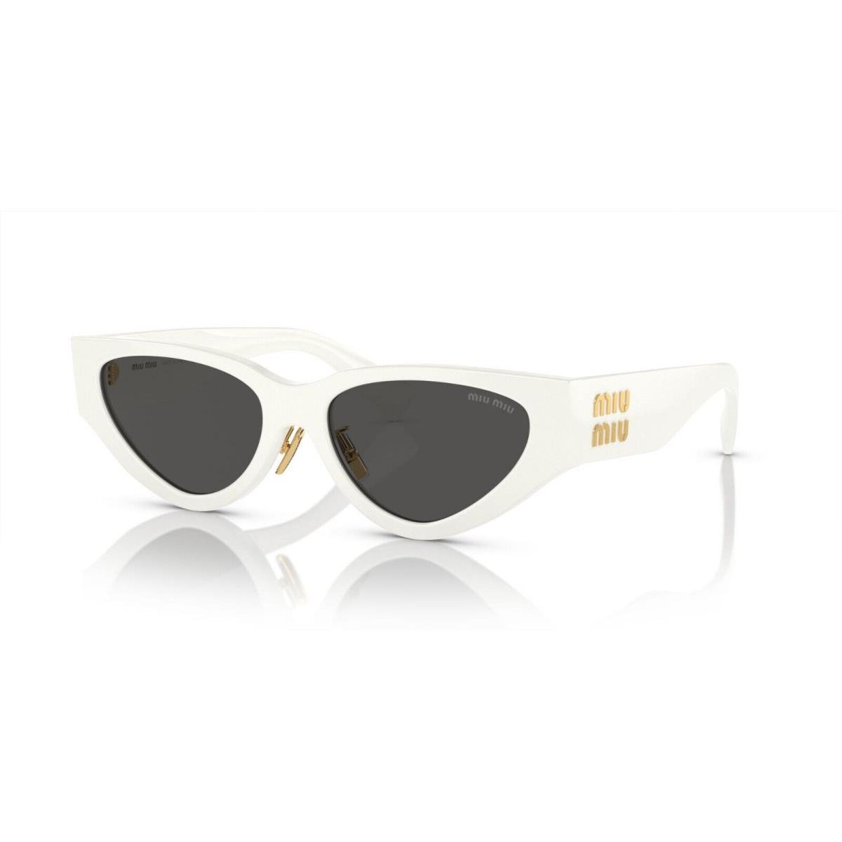 Miu Miu Smu 03ZS White/dark Grey 142-5S0 Sunglasses