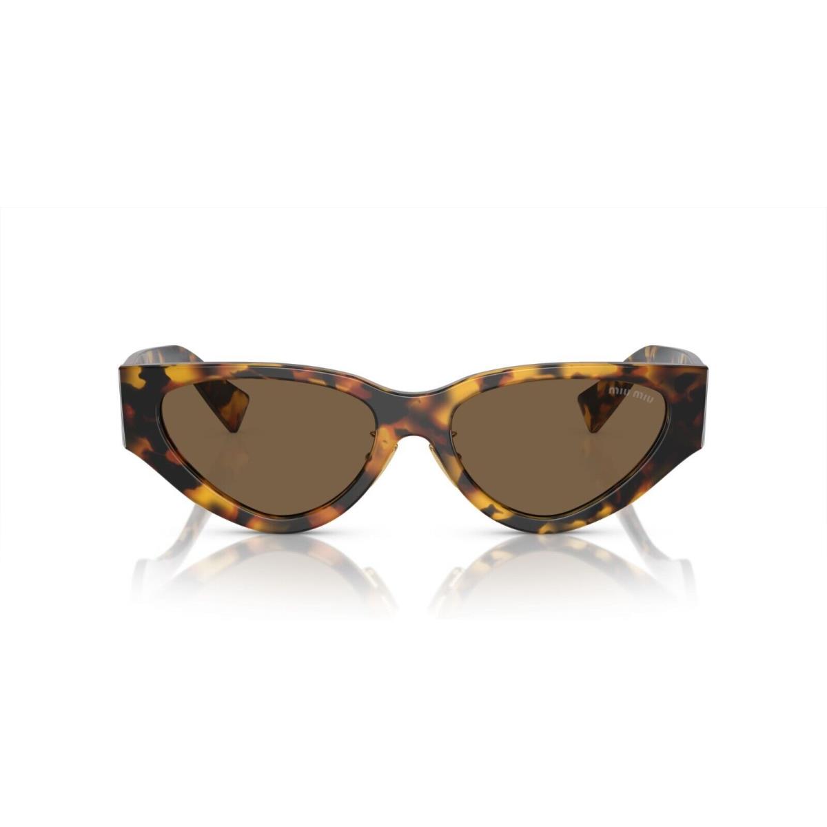 Miu Miu Smu 03ZS Havana/dark Brown VAU-06B Sunglasses