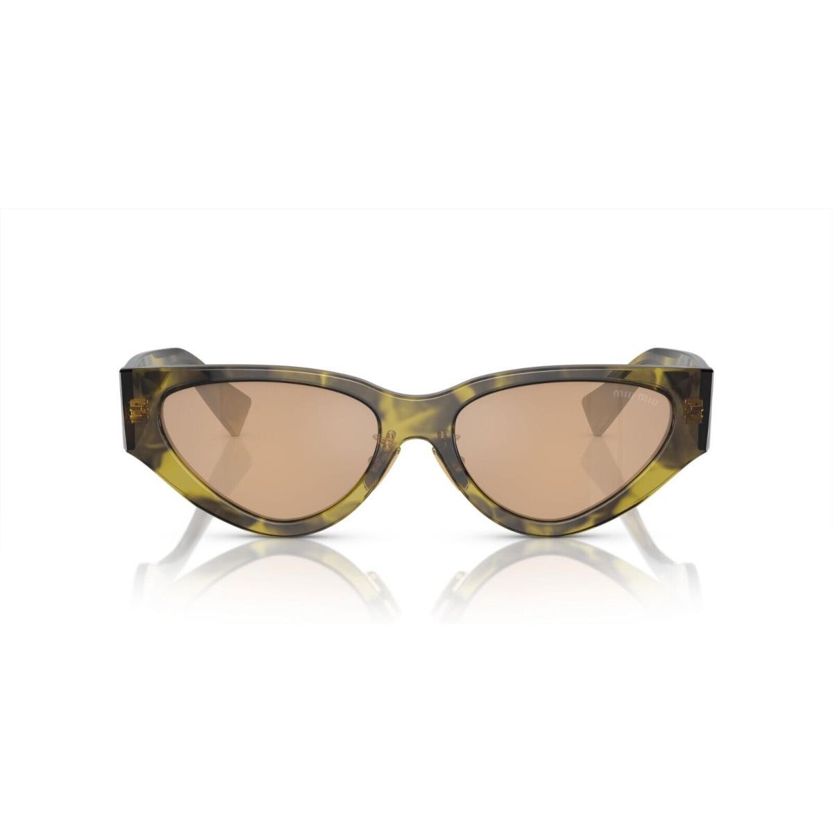 Miu Miu Smu 03ZS Green Havana/liught Orange 13Q-40D Sunglasses