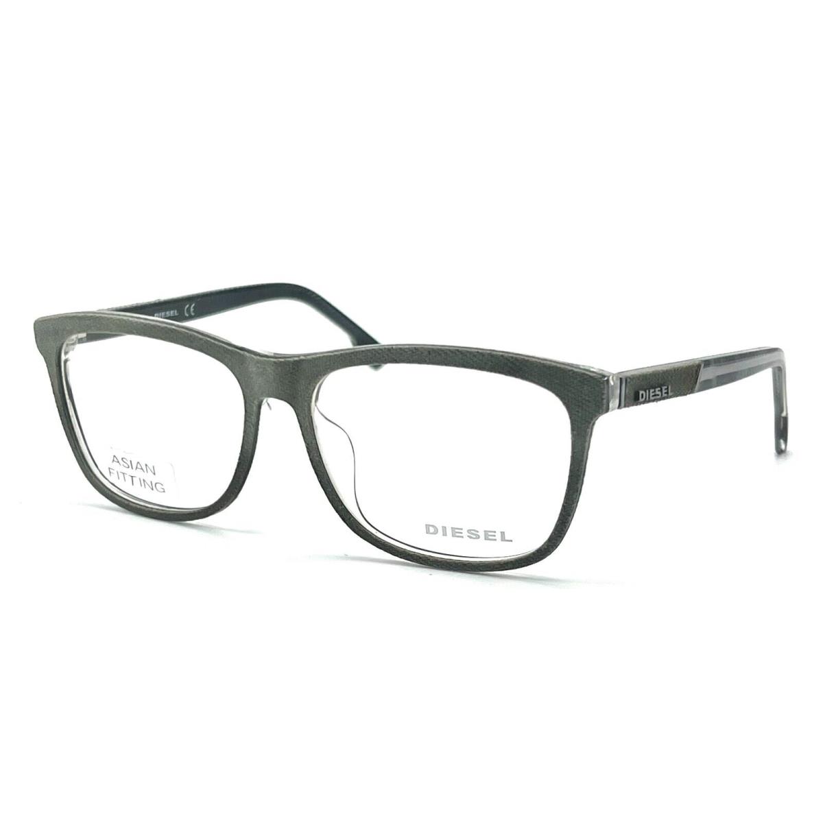 Diesel DL5191-F 098 Dark Green Eyeglasses 57-15 145