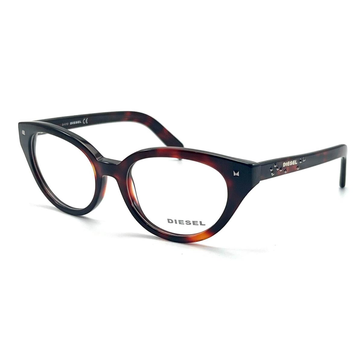 Diesel DL5057 054 Red Havana Eyeglasses 51-18 140