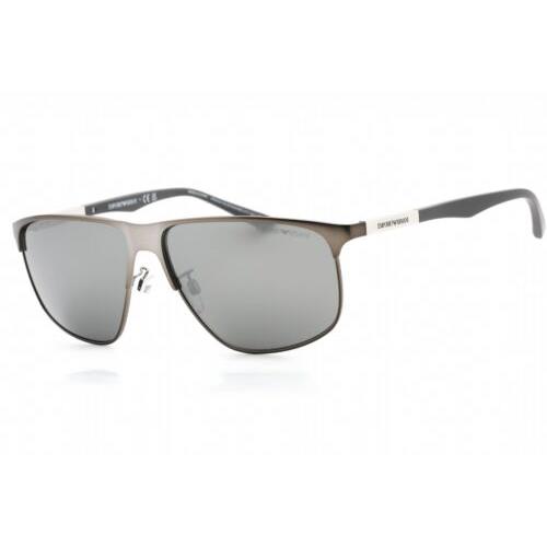 Emporio Armani EA2094-30036G-60 Sunglasses Size 60mm 145mm 17mm Gunmetal Men N