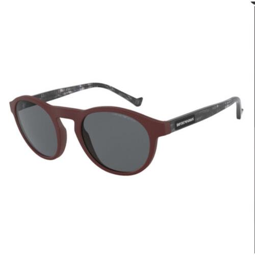 Emporio Armani Sunglasses Men Unisex EA 4138 Color Matte Bordeaux Burgundy