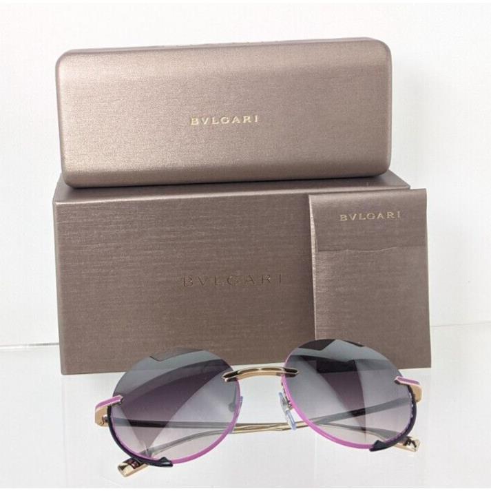 Bvlgari Sunglasses 6153 2014/58 56mm Lavender Gold Frame