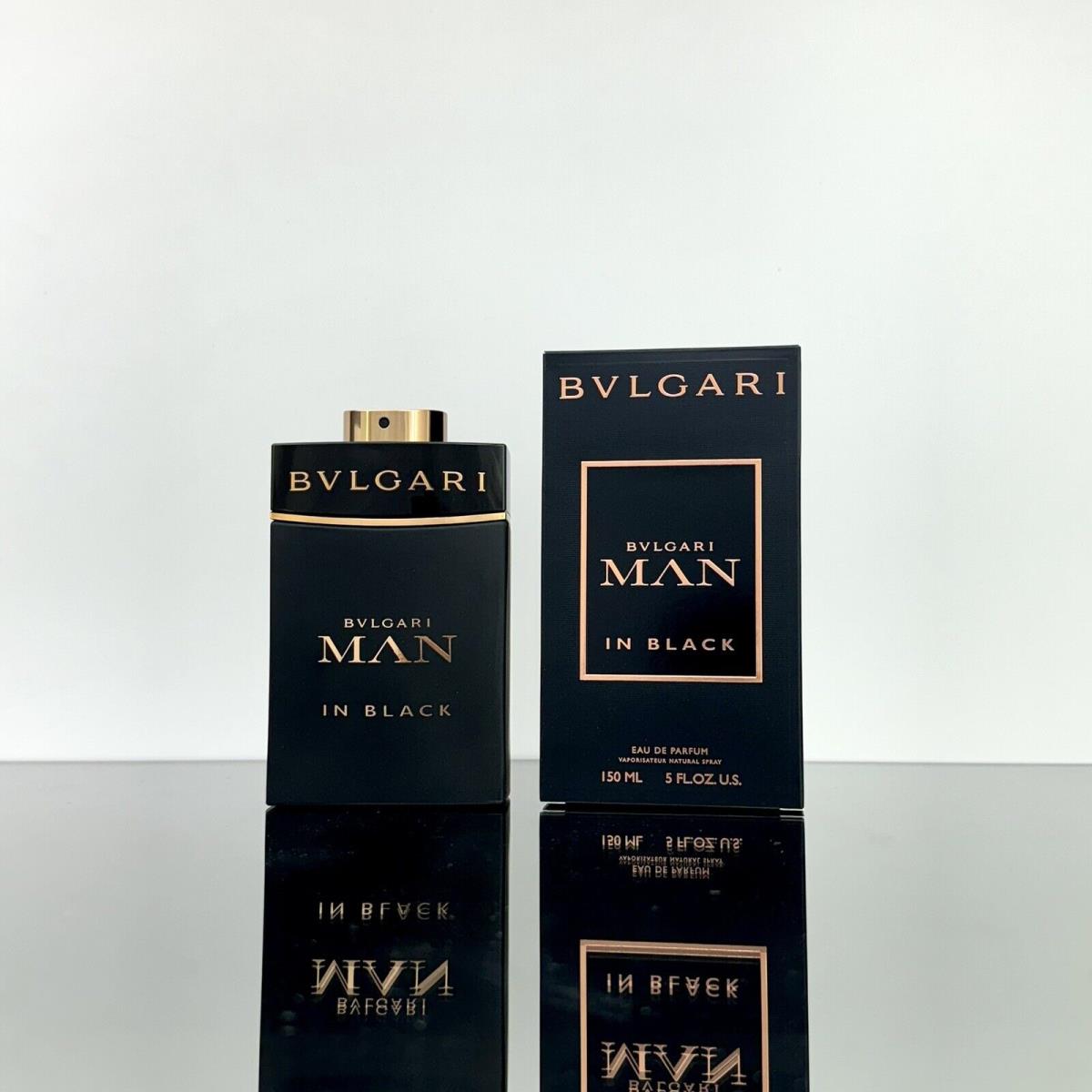 Bvlgari Man IN Black Men Cologne 5oz-150ml Eau De Parfum Spr Jumbo Size N19