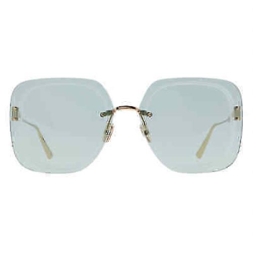 Dior Ultra Dior Green Square Ladies Sunglasses CD40031U 10N 65 CD40031U 10N 65