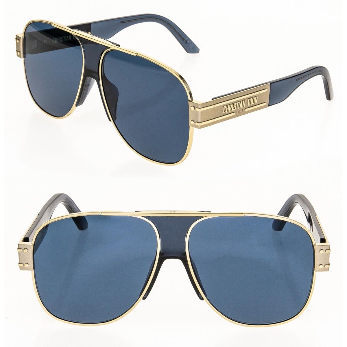 Christian Dior Signature Unisex Blue Diorsignature A3U Aviator Sunglass CD40071