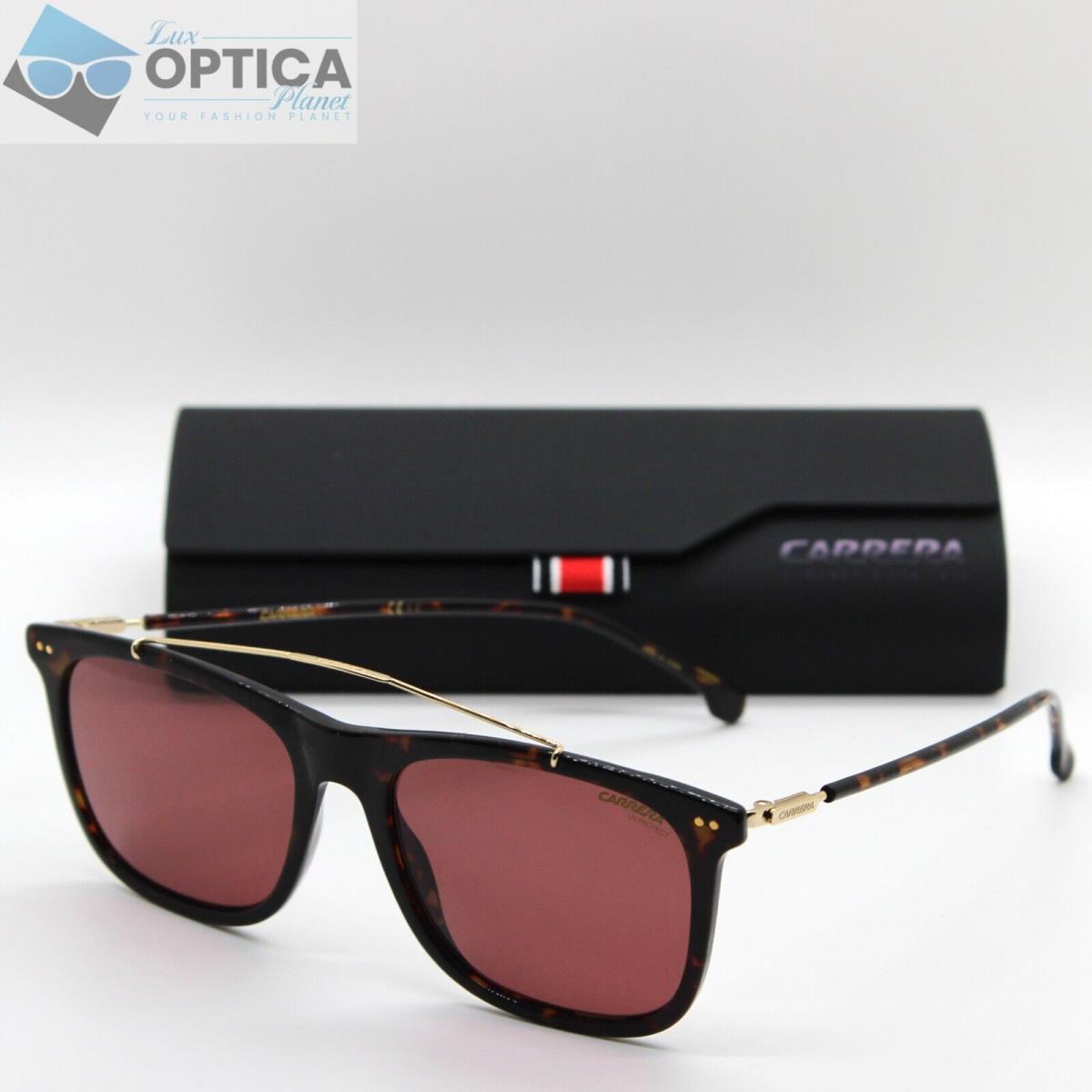 Carrera 150/S 086W6 Men`s Dark Havana Frame Rose Polarized Lens Sunglasses 55mm