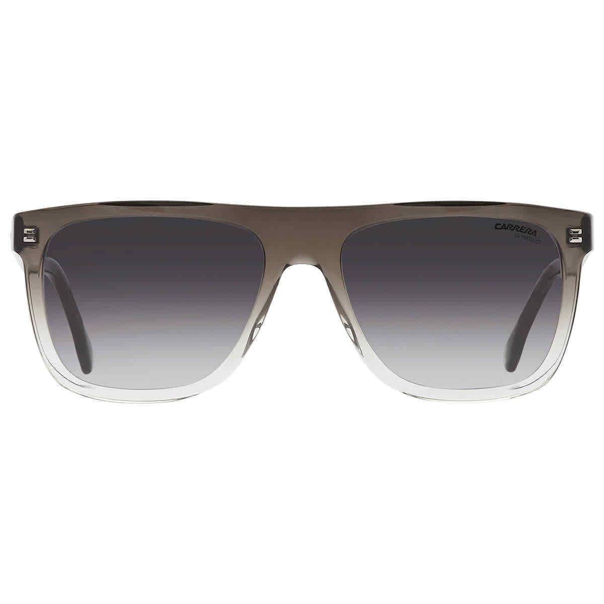 Carrera Grey Shaded Browline Men`s Sunglasses Carrera 267/S 02M0/9O 56