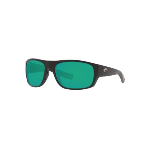 Costa Del Mar Tico TCO11 Ogmp Polarized Sunglasses Matte Black 580P Green Mirror - Frame: Matte Black, Lens: 580P Green Mirror