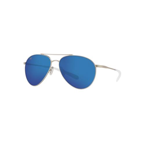 Costa Del Mar Piper Blue Mirror 580G Sunglasses Ladies Sunglasses Pip 183 Obmglp - Frame: Velvet Silver, Lens: Blue