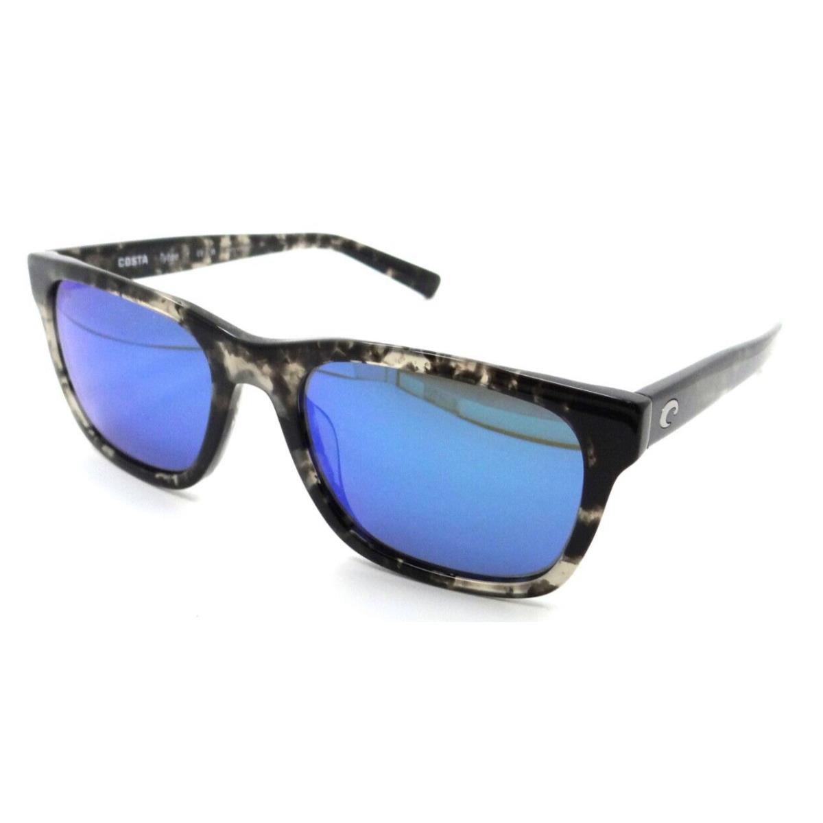 Costa Del Mar Sunglasses Tybee 52-19-140 Shiny Black Kelp / Blue Mirror 580G