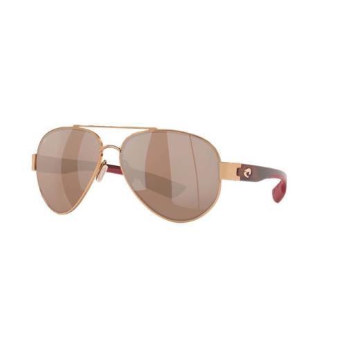 Costa Del Mar South Point SO 284 Oscglp Blush Gold with Cop Sil Mirror Lens