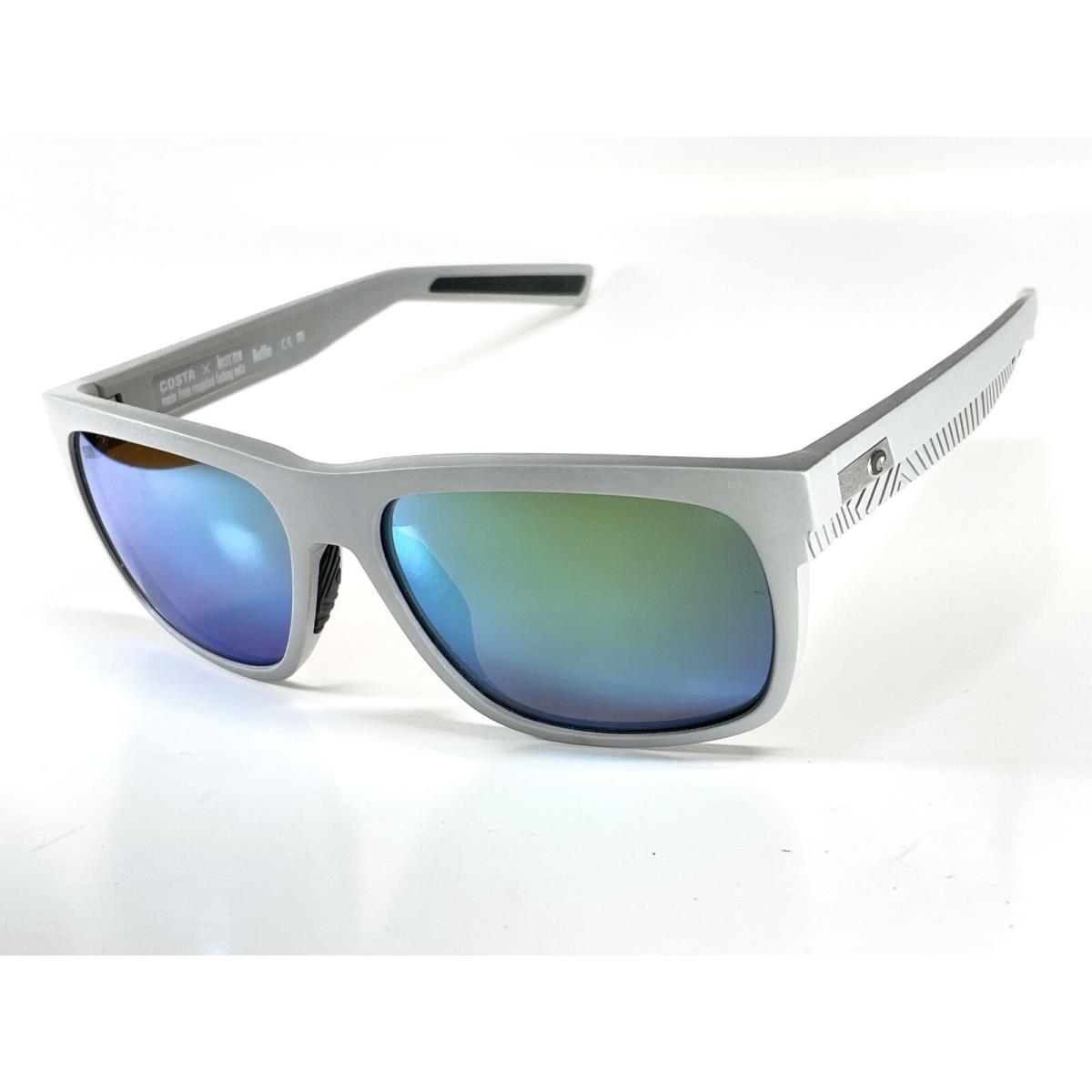 Costa Del Mar Baffin Net Gray Frame Green Mirror 580 Glass Polarized Lens