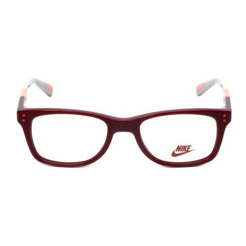 Nike Designer Reading Glasses 5538-605 in Team Red Bright Crimson 46mm Kids Size