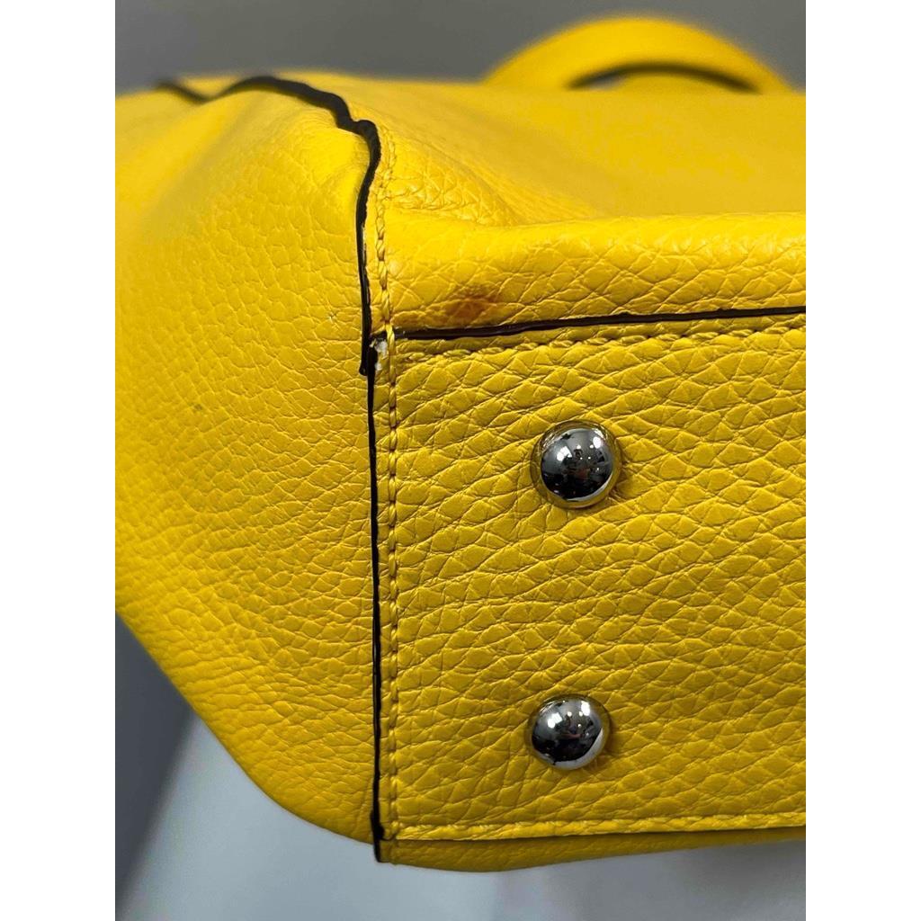 Ralph Lauren Hanway Canary Yellow Cork North South Tote Bag Fash Brands