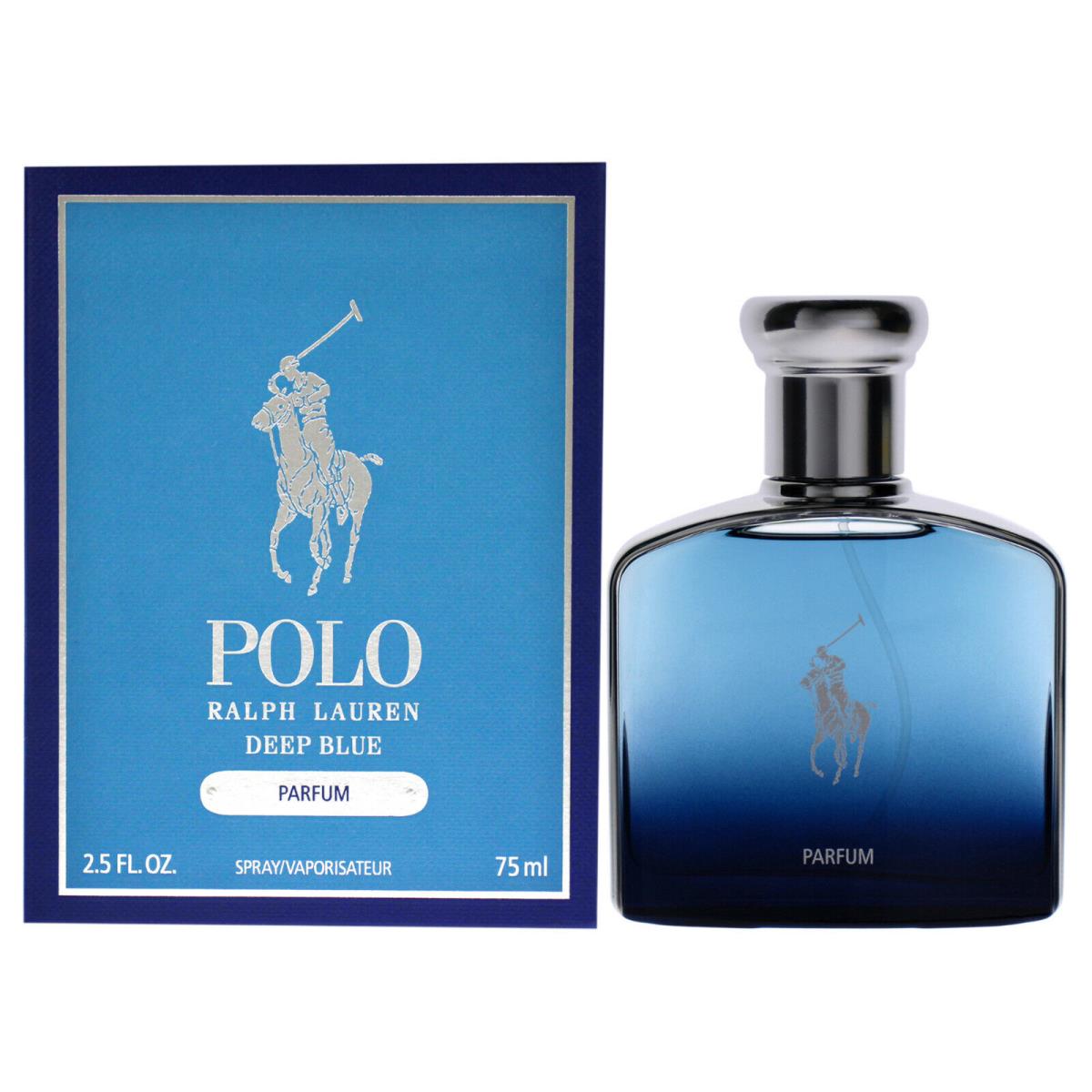 Polo Deep Blue by Ralph Lauren For Men - 2.5 oz Parfum Spray
