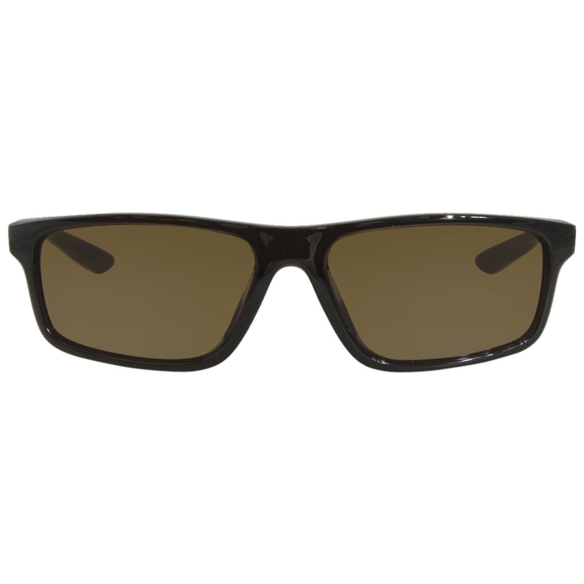 Nike Chronicle CW4656 220 Sunglasses Men`s Brown/brown Lenses Rectangular 59mm - Frame: Brown, Lens: Brown