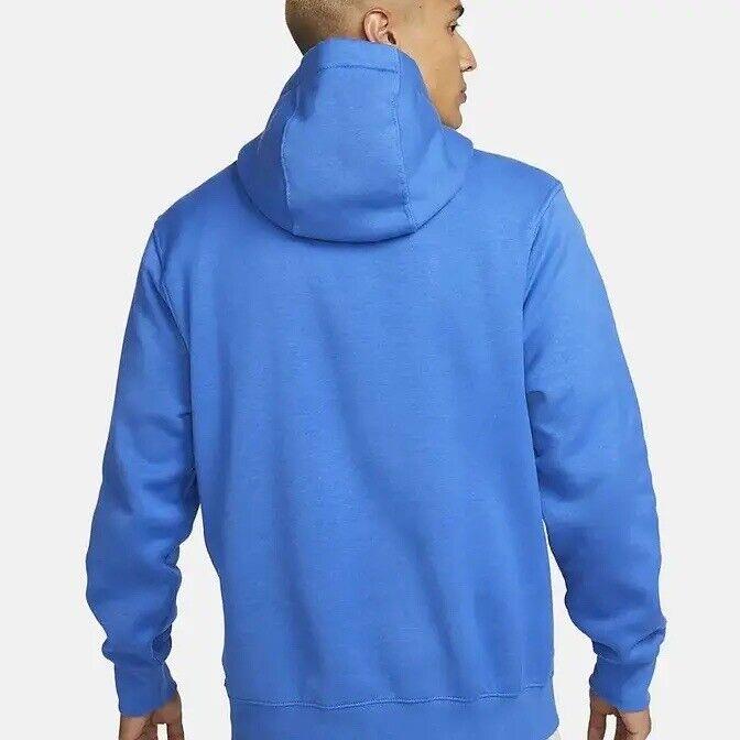 Nike Afc Richmond Ted Lasso Club Fleece Hoodie Royal Blue Sz Small FB9973-463