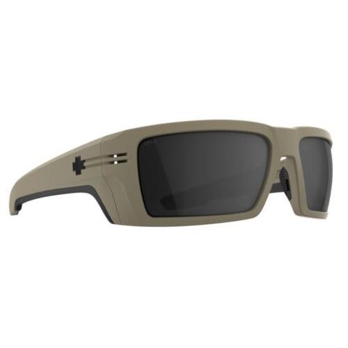 Spy Optic Rebar Ansi Z87.2+ Sunglasses - Matte Sand / Happy Gray Lens