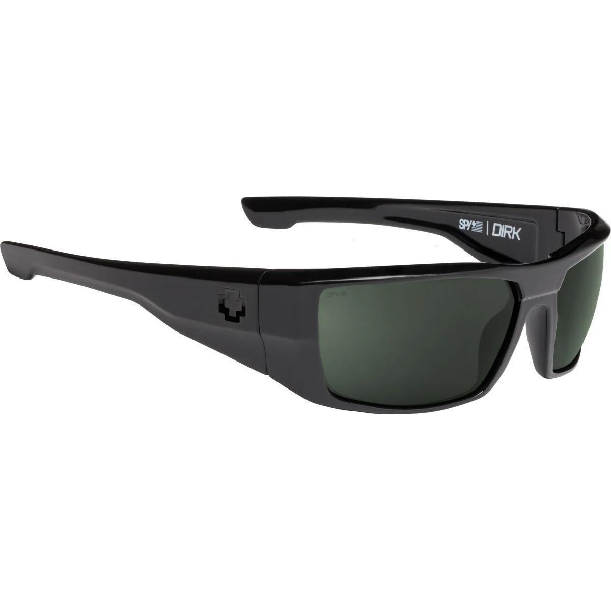 Spy Optic Dirty Mo Sunglasses Men`s Black Happy Gray Green