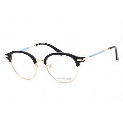 Calvin Klein CKJ19706A-405-50 Black Gold Blue Eyeglasses