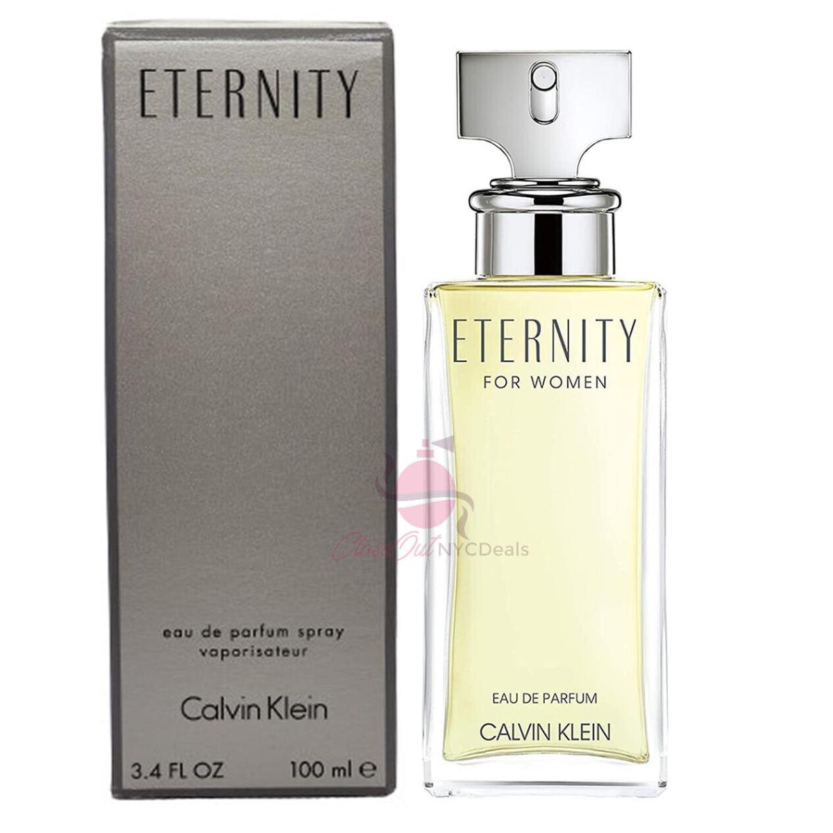 Calvin Klein Eternity Perfume For Women 3.4 OZ / 100 ML Edp Spray