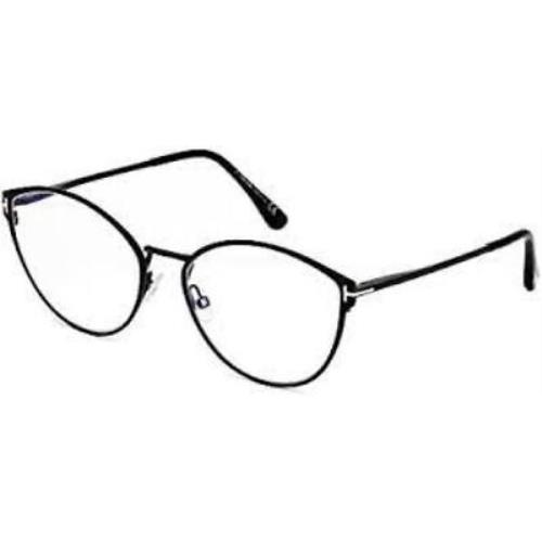 Tom Ford TF5573-B 001 Shiny Black Women Eyeglasses 55mm 17 140