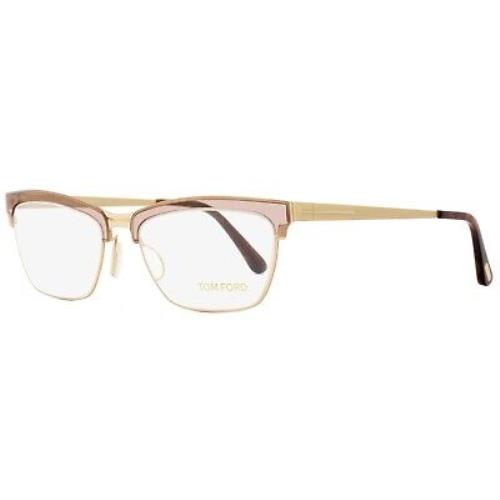 Tom Ford TF 5392 050 Transparent Brown Gold Eyeglasses 54mm 18 135