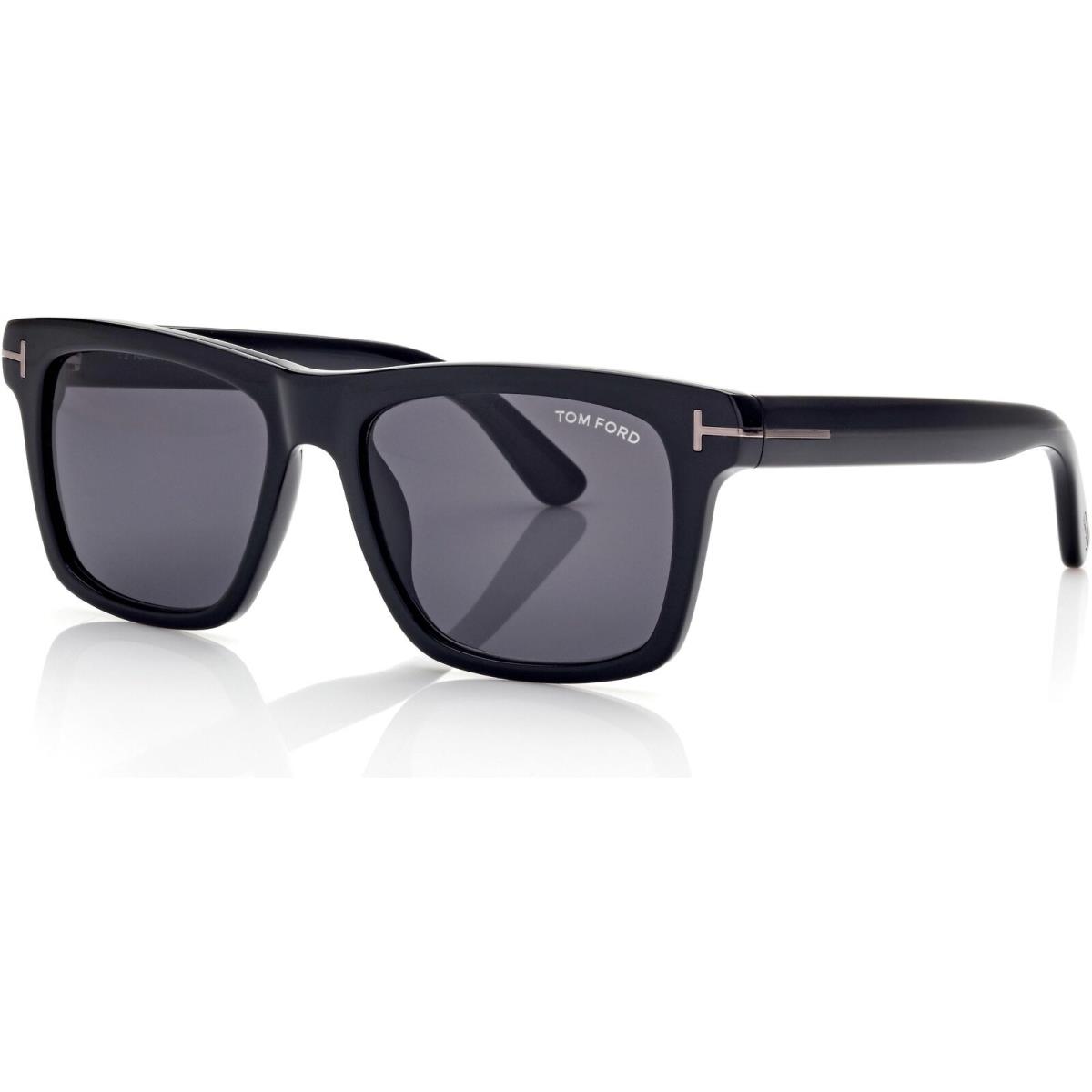 Tom Ford FT 0906N Sunglasses 01A Shiny Black