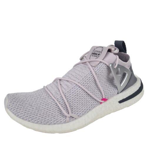 Adidas Primeknit Arkyn D96760 Grey Pink Women Running Sneakers Sports SZ 8.5