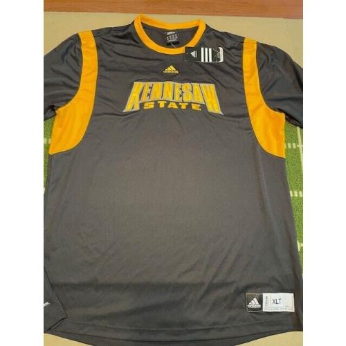 Adidas Team Issued Kennesaw State Basketball Shooting Shirt Size:xlt