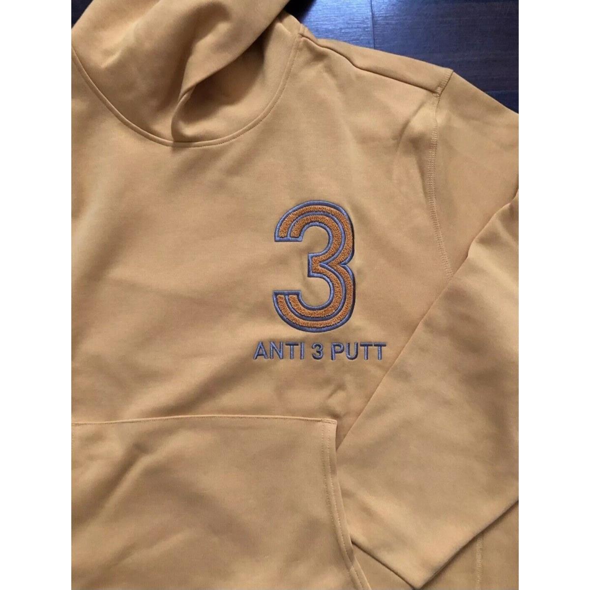 Yellow Adidas Anti 3-putt Adx Hoodie Sweat Shirt Golf Size Large HZ3235