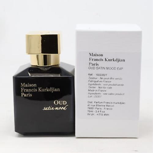 Oud Satin Mood by Maison Francis Kurkdjian Eau De Parfum 2.4oz Spray Tester