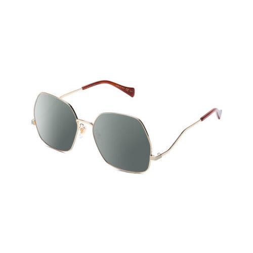Gucci GG0972S-003 Womens Polarized Sunglasses Gold Brown Tortoise 60mm 4 Options Smoke Grey Polar