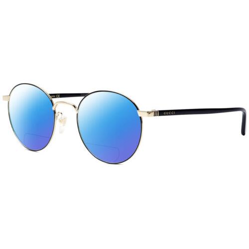 Gucci GG0297OK-003 Women Polarized Bifocal Sunglasses Black Gold 52mm 41 Options Blue Mirror